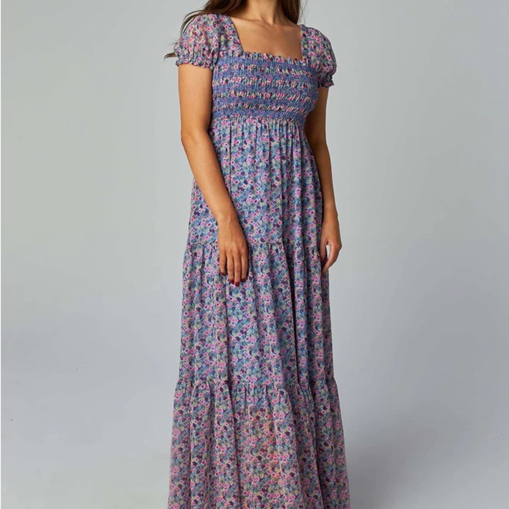 Hattie Smocked Maxi Dress | Pasture